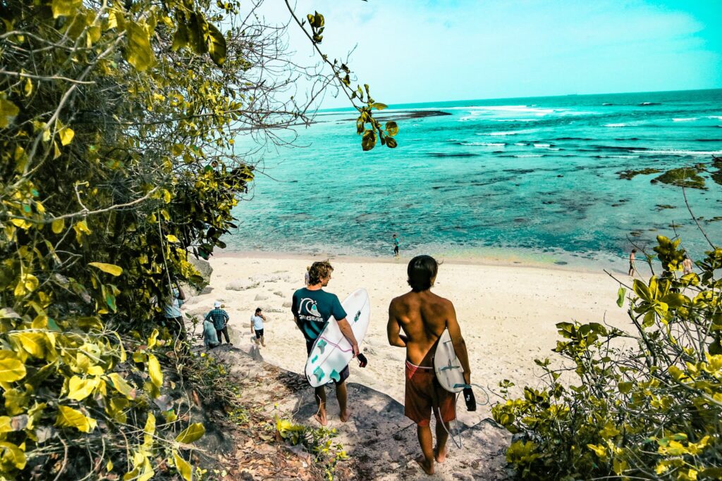 Bali, Indonesia,surfers