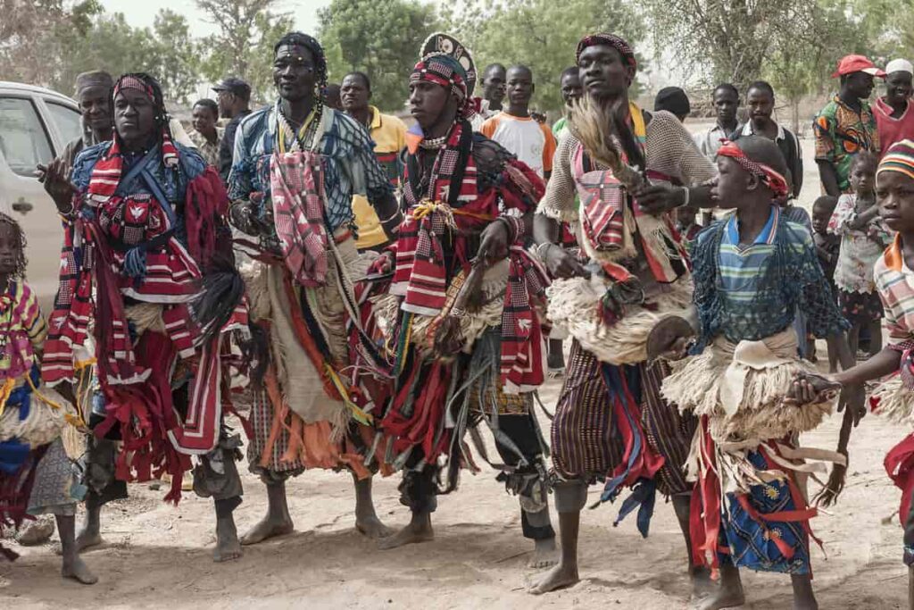 Burkina Faso, people dancing