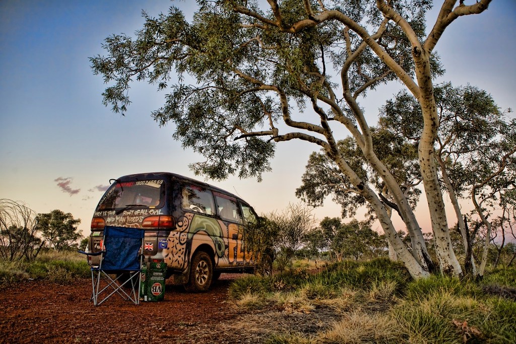 Camp in Karijini National Park