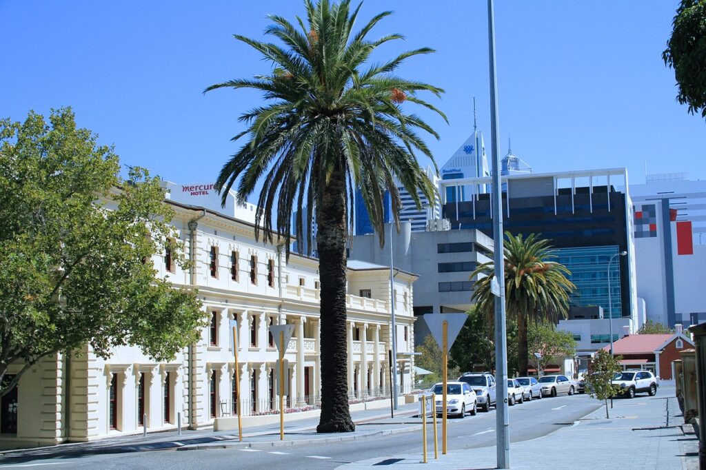 Perth City, Australia cars