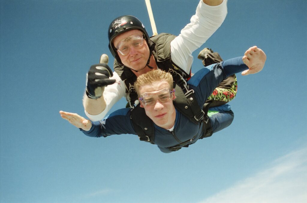 Skydiving in Fiji 