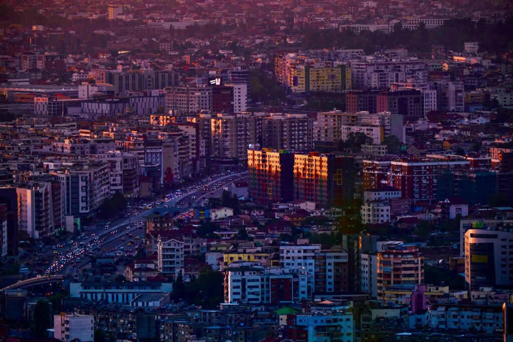 Blloku District. Tirana, Albania