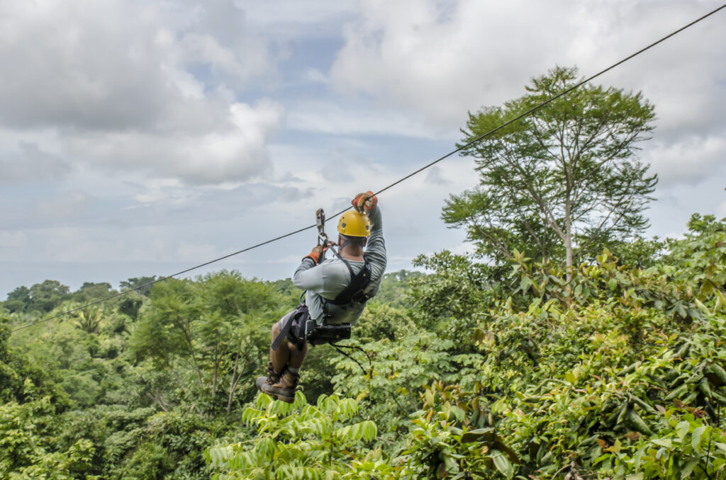 Zip Line in Fiji Islands