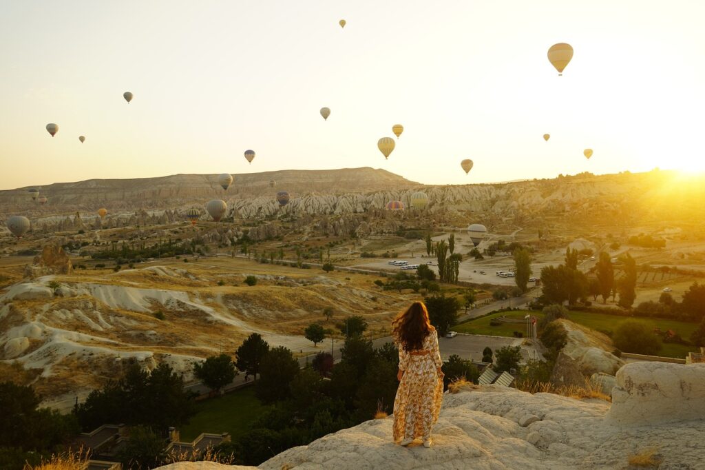 Hot air ballon, Cappadocia, Turkey