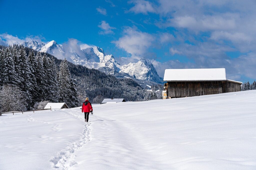 winter-hike in New Zealand