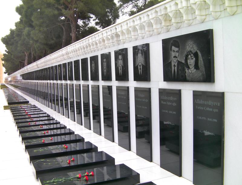 Alley of Martyrs-Azerbaiyan