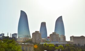 Flame Towers, Baku, Azerbaijan