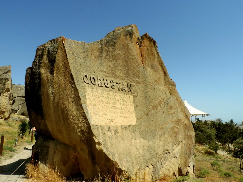 Gobustan Rock. Azerbaijan