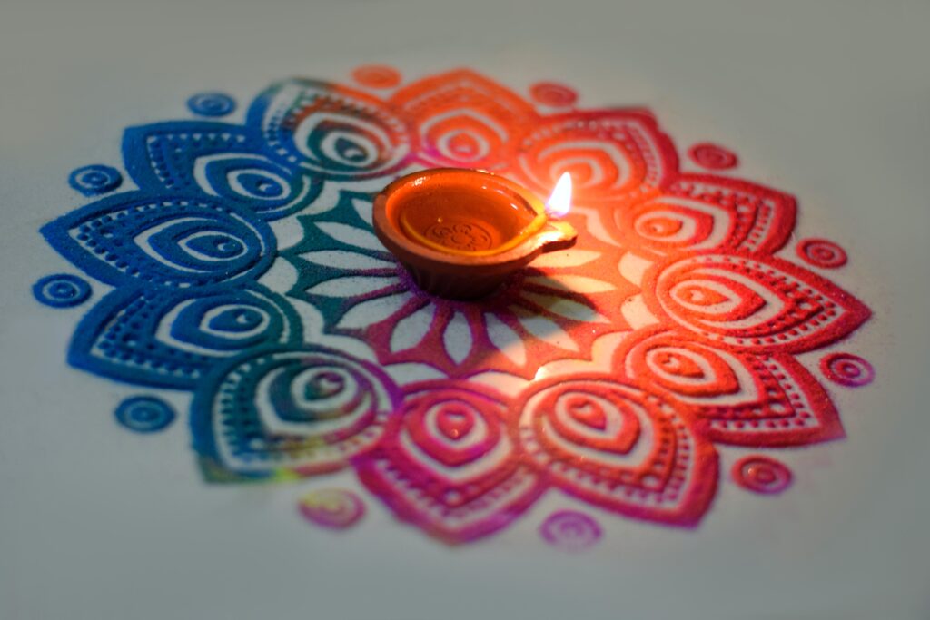 Rangoli, India Dewali